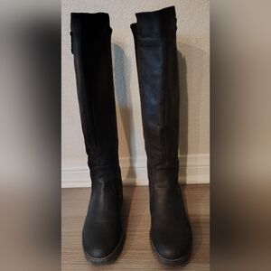 DR. SCHOLL'S ORIGINAL COLLECTION TINSLEE BLACK RIDING BOOTS IN SIZE 7M